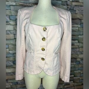 Free People light pink fitted blazer